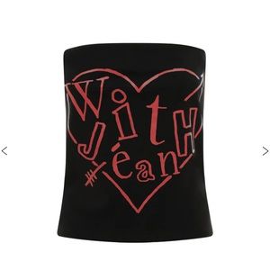 Heart You Boobtube | Black